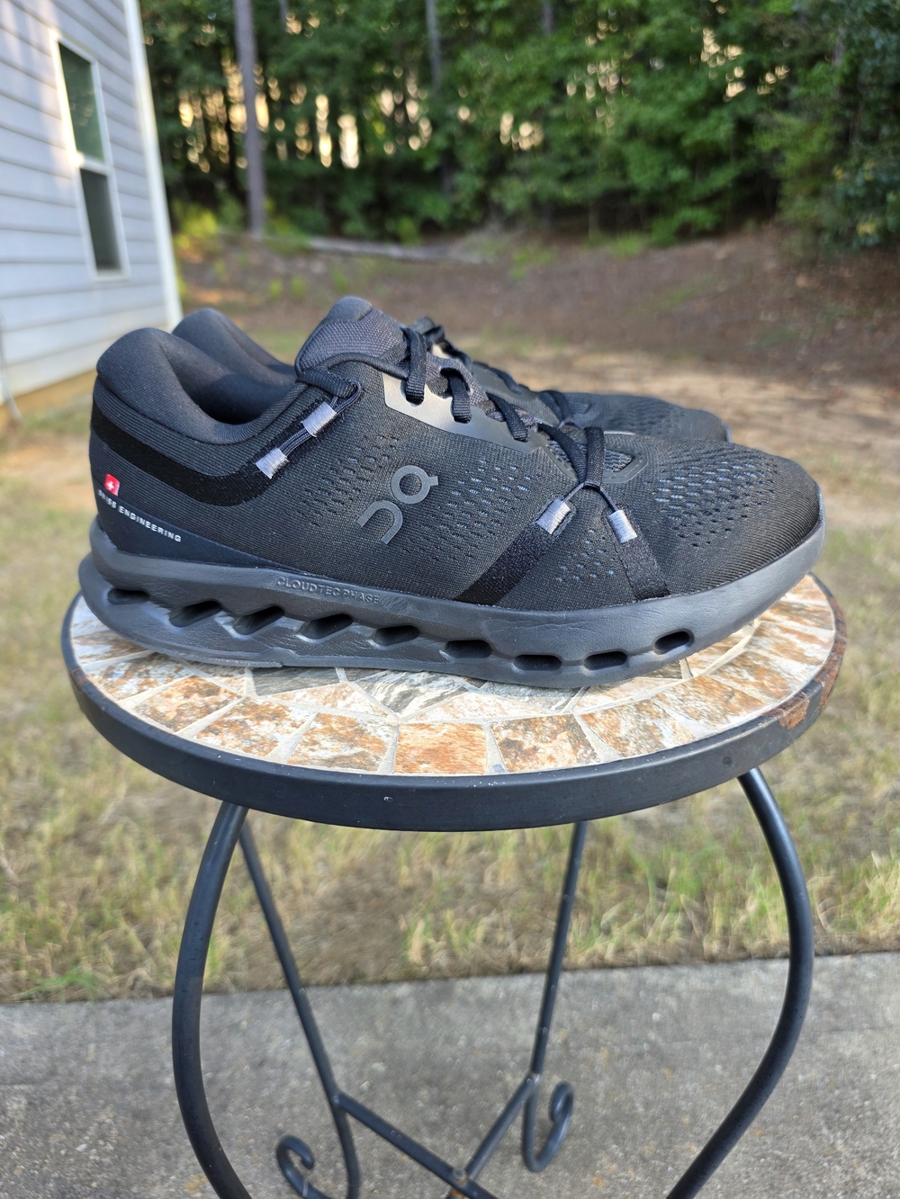 On Cloudsurfer 2 3MF10121043 Black Running Shoes Sneakers Men Size 9